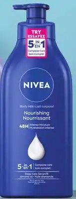Walmart Nivea Smooth Lotion or Nourishing Body Milk offer