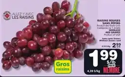 IGA SEEDLESS RED GRAPES offer