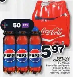 IGA PEPSI OU COCA-COLA offer