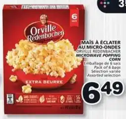 IGA MICROWAVE POPPING CORN offer