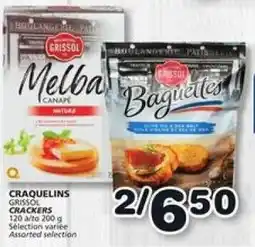 IGA Crackers offer