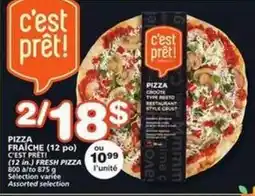 IGA FRESH PIZZA offer