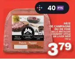 IGA Country Style or Liver Pate offer
