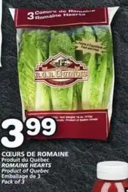 IGA Romaine Hearts offer