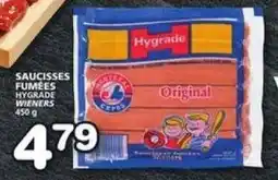 IGA SAUCISSES FUMÉES HYGRADE WIENERS 450 g offer