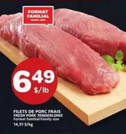 IGA FRESH PORK TENDERLOINS offer