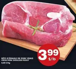 IGA FRESH PORK SHOULDER ROAST offer
