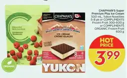 Sobeys CHAPMAN'S Super Premium Plus Ice Cream offer