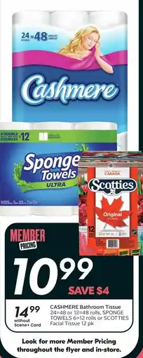 Sobeys CASHMERE Bathroom Tissue offer