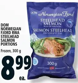 Metro DOM NORWEGIAN FJORD RWA STEELHEAD SALMON PORTIONS offer