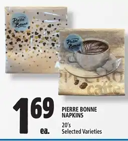 Metro PIERRE BONNE NAPKINS offer