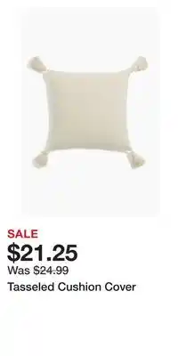 H&M Tasseled Cushion Cover offer