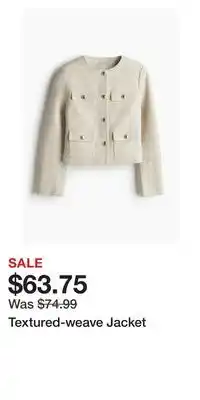 H&M Textured-weave Jacket offer