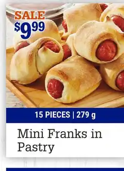 M & M Food Market Mini Franks in Pastry offer