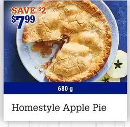 M & M Food Market Homestyle Apple Pie offer