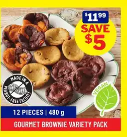M & M Food Market GOURMET BROWNIE VARIETY PACK offer