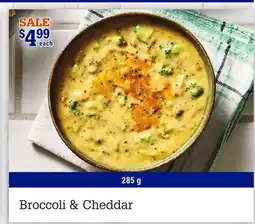 M & M Food Market Broccoli Cheddar Soup offer