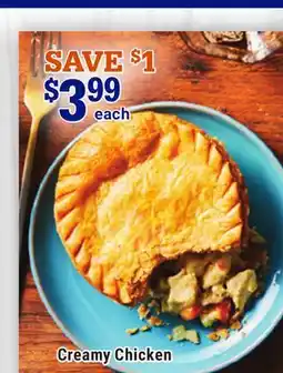 M & M Food Market Creamy Chicken Pot Pie offer