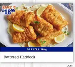 M & M Food Market Battered Haddock offer