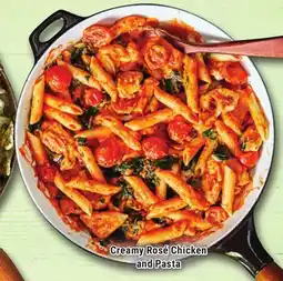 M & M Food Market Creamy Rosé Chicken and Pasta Kit offer