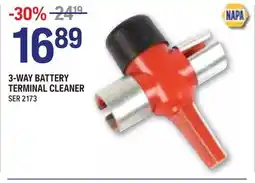 NAPA Auto Parts 3-WAY BATTERY TERMINAL CLEANER offer