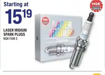 NAPA Auto Parts LASER IRIDIUM SPARK PLUGS offer