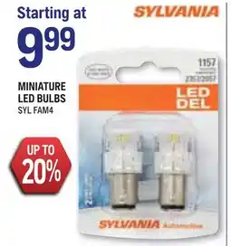 NAPA Auto Parts MINIATURE LED BULBS offer