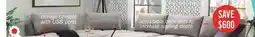 The Brick Modera 7-Piece Linen-Look Fabric Modular Sectional with 1 Console - Grey offer