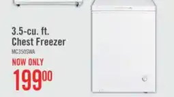 The Brick Midea 3.5 Cu. Ft. Chest Freezer MC350SWAR0RC1 offer