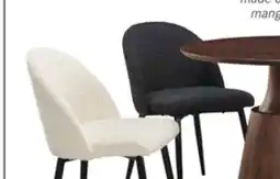 The Brick Bali 5pc Dining Set with Table & 4 Black Chairs, Mango Wood, Pedestal Base, 36W Round offer