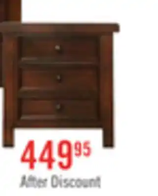 The Brick Sonoma Bedside 3-Drawer Nightstand, 28W x 28H - Mango Brown offer