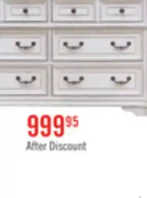 The Brick Grace Bedroom 6-Drawer Dresser, 64W x 40H - Antique White offer