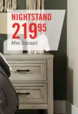 The Brick Lara Bedside 2-Drawer Nightstand, 23.6W x 25.6H - Antique Grey offer