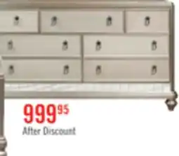 The Brick Diva Bedroom 7-Drawer Dresser, 68W x 38H, Glam - Silver offer