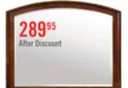 The Brick Chelsea Bedroom Dresser Mirror - Cherry Brown offer