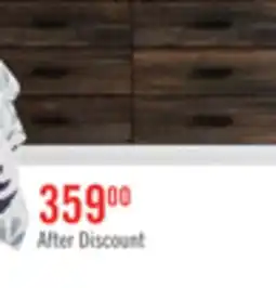 The Brick Remi Bedroom 6-Drawer Dresser, 58.5W x 34.1H - Two-tone Brown & White offer