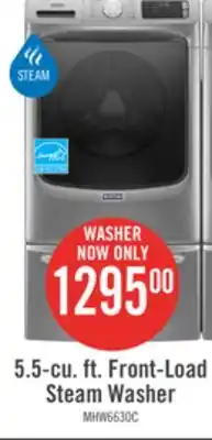 The Brick Maytag 5.5 Cu. Ft. Front-Load High-Efficiency Steam Washer - Metallic Slate - Stackable - MHW6630HC offer