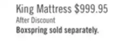 The Brick Sealy Posturepedic Bloomfield Eurotop King Mattress offer