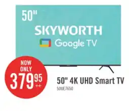 The Brick Skyworth 50 UE7650 4K Google TV offer