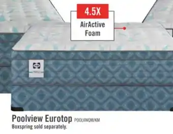 The Brick Sealy Posturepedic Luxury Crown Jewel Resort Poolview Eurotop Queen Mattress offer