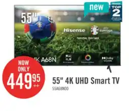 The Brick Hisense 55 4K UHD Google Smart TV offer