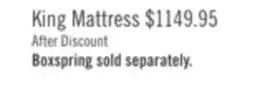 The Brick Sealy Posturepedic Sunderland Eurotop King Mattress offer