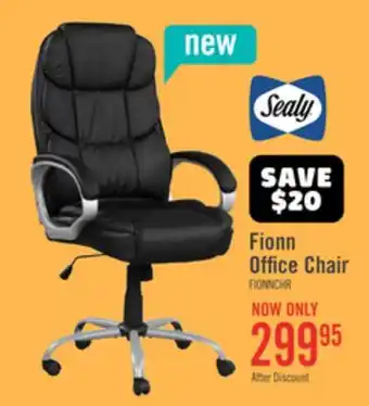 The Brick Sealy Fionn 30.5 Adjustable Office Chair - Black offer