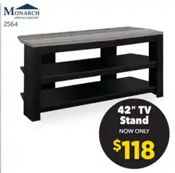 Surplus Furniture Black/Grey 42 TV Console offer