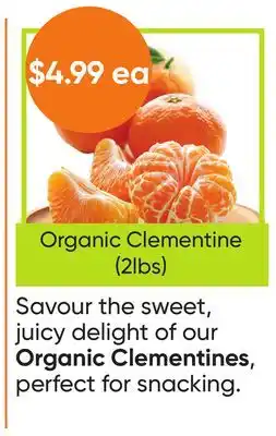 Healthy Planet Organic Clementine (2lbs) offer
