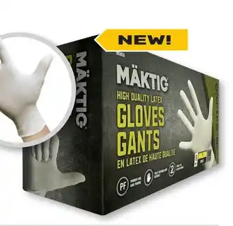 Bumper to Bumper MÄKTIG 8 MIL HIGH QUALITY LATEX GLOVES offer