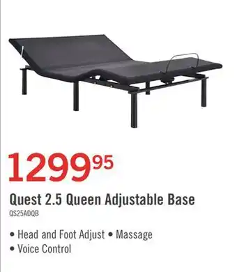 The Brick Quest 2.5 Queen Adjustable Base offer