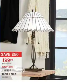 The Brick Hudson 26 Tiffany Style Hand-Blown Glass Table Lamp offer
