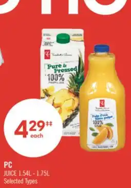 Shoppers Drug Mart PC JUICE offer