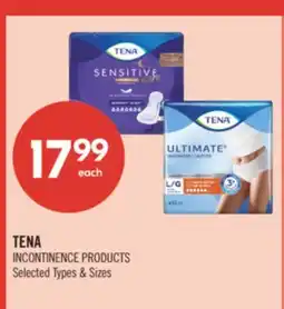 Shoppers Drug Mart TENA INCONTINENCE PRODUCTS offer
